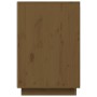 Escritorio de madera maciza de pino marrón miel 140x50x75 cm de vidaXL, Escritorios - Ref: Foro24-814327, Precio: 117,36 €, D...