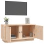 TV-Schrank aus massivem Kiefernholz, 80 x 35 x 40,5 cm von vidaXL, TV-Möbel - Ref: Foro24-814469, Preis: 58,41 €, Rabatt: %