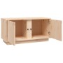 Mueble de TV de madera maciza de pino 80x35x40,5 cm de vidaXL, Muebles TV - Ref: Foro24-814469, Precio: 58,41 €, Descuento: %