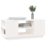 Solid white pine wood coffee table 90x49x40.5 cm by vidaXL, Coffee table - Ref: Foro24-814400, Price: 75,99 €, Discount: %