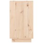 Mueble zapatero de madera maciza de pino 110x34x61 cm de vidaXL, Zapateros y organizadores de calzado - Ref: Foro24-814449, P...