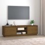 Mueble de TV madera maciza de pino marrón miel 140x35x40 cm de vidaXL, Muebles TV - Ref: Foro24-814317, Precio: 85,22 €, Desc...