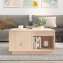 Solid pine wood coffee table 60x61x32.5 cm by vidaXL, Coffee table - Ref: Foro24-814529, Price: 77,92 €, Discount: %