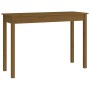 Mesa consola de madera maciza de pino marrón miel 110x40x75 cm de vidaXL, Mesas auxiliares - Ref: Foro24-814242, Precio: 73,3...