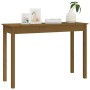 Mesa consola de madera maciza de pino marrón miel 110x40x75 cm de vidaXL, Mesas auxiliares - Ref: Foro24-814242, Precio: 73,3...