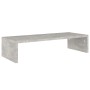 Soporte para pantalla madera gris hormigón 60x23,5x12 cm de vidaXL, Muebles TV - Ref: Foro24-340640, Precio: 25,28 €, Descuen...