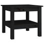 Solid black pine wood coffee table 45x45x40 cm by vidaXL, Coffee table - Ref: Foro24-814268, Price: 55,18 €, Discount: %