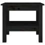 Solid black pine wood coffee table 45x45x40 cm by vidaXL, Coffee table - Ref: Foro24-814268, Price: 55,18 €, Discount: %