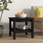 Solid black pine wood coffee table 45x45x40 cm by vidaXL, Coffee table - Ref: Foro24-814268, Price: 55,18 €, Discount: %