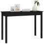 Solid black pine wood console table 110x40x75 cm by vidaXL, Side tables - Ref: Foro24-814243, Price: 97,99 €, Discount: %