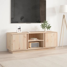 Solid pine wood TV cabinet 110x35x40.5 cm by vidaXL, TV Furniture - Ref: Foro24-814474, Price: 76,23 €, Discount: %