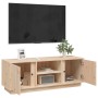 Mueble de TV de madera maciza de pino 110x35x40,5 cm de vidaXL, Muebles TV - Ref: Foro24-814474, Precio: 75,99 €, Descuento: %