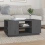 Gray solid pine wood coffee table 90x49x40.5 cm by vidaXL, Coffee table - Ref: Foro24-814401, Price: 75,20 €, Discount: %