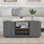 Gray solid pine wood coffee table 90x49x40.5 cm by vidaXL, Coffee table - Ref: Foro24-814401, Price: 75,20 €, Discount: %