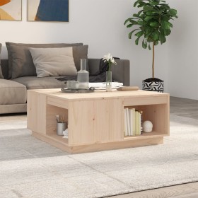 Solid pine wood coffee table 80x81x36.5 cm by vidaXL, Coffee table - Ref: Foro24-814524, Price: 101,89 €, Discount: %