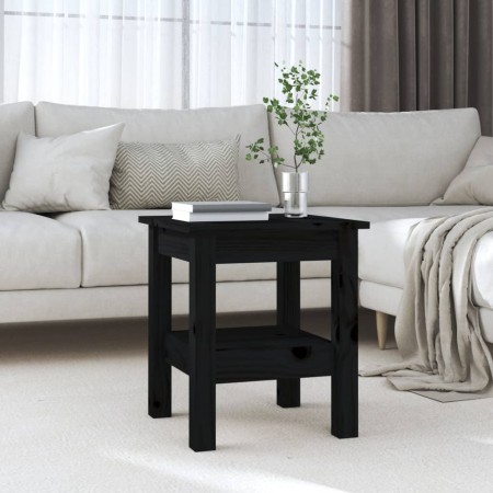 Mesa de centro de madera maciza de pino negro 35x35x40 cm de vidaXL, Mesas de centro - Ref: Foro24-814263, Precio: 42,00 €, D...