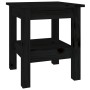 Mesa de centro de madera maciza de pino negro 35x35x40 cm de vidaXL, Mesas de centro - Ref: Foro24-814263, Precio: 42,00 €, D...