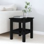 Mesa de centro de madera maciza de pino negro 35x35x40 cm de vidaXL, Mesas de centro - Ref: Foro24-814263, Precio: 42,00 €, D...