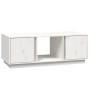 Mesa de centro de madera maciza de pino blanco 110x50x40 cm de vidaXL, Mesas de centro - Ref: Foro24-814425, Precio: 86,12 €,...