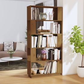 Honigbraunes Kiefernholz Regal/Teiler 80x25x163,5 cm von vidaXL, Bücherregale und Regale - Ref: Foro24-814067, Preis: 96,78 €...