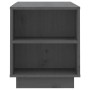 Mueble de TV madera maciza de pino gris 110x35x40,5 cm de vidaXL, Muebles TV - Ref: Foro24-814411, Precio: 67,53 €, Descuento: %