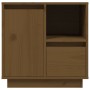 Bedside table solid honey brown pine wood 50x34x50 cm by vidaXL, Nightstands - Ref: Foro24-814485, Price: 53,99 €, Discount: %