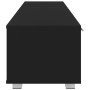 Black plywood TV cabinet 140x40x35 cm by vidaXL, TV Furniture - Ref: Foro24-340629, Price: 145,36 €, Discount: %