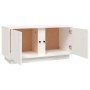 Mueble de TV madera maciza de pino blanco 80x35x40,5 cm de vidaXL, Muebles TV - Ref: Foro24-814470, Precio: 52,16 €, Descuent...