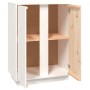 Aparador de madera maciza de pino blanco 60x35x80 cm de vidaXL, Aparadores - Ref: Foro24-814490, Precio: 87,23 €, Descuento: %