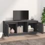 TV cabinet made of solid gray pine wood 110.5x35x44 cm by vidaXL, TV Furniture - Ref: Foro24-814341, Price: 62,24 €, Discount: %