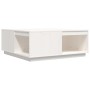 Mesa de centro madera maciza de pino blanco 100x101x40,5 cm de vidaXL, Mesas de centro - Ref: Foro24-814520, Precio: 155,98 €...