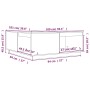 Couchtisch Massivholz Kiefer weiß 100x101x40,5 cm von vidaXL, Couchtisch - Ref: Foro24-814520, Preis: 155,98 €, Rabatt: %