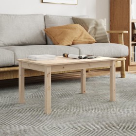 Solid pine wood coffee table 80x50x40 cm by vidaXL, Coffee table - Ref: Foro24-814279, Price: 63,43 €, Discount: %