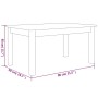 Couchtisch aus massivem Kiefernholz 80x50x40 cm von vidaXL, Couchtisch - Ref: Foro24-814279, Preis: 63,43 €, Rabatt: %