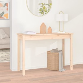 Mesa consola madera maciza de pino 110x40x75 cm de vidaXL, Mesas auxiliares - Ref: Foro24-814239, Precio: 62,38 €, Descuento: %