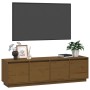 Honey brown solid pine wood TV cabinet 156x37x45 cm by vidaXL, TV Furniture - Ref: Foro24-814397, Price: 104,08 €, Discount: %