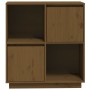 Aparador de madera maciza de pino marrón miel 74x35x80 cm de vidaXL, Aparadores - Ref: Foro24-814352, Precio: 60,65 €, Descue...