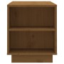 Solid pine wood TV stand in honey brown color, 110x35x40.5 cm by vidaXL, TV Furniture - Ref: Foro24-814412, Price: 68,99 €, D...