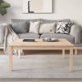 Solid pine wood coffee table 100x100x40 cm by vidaXL, Coffee table - Ref: Foro24-814289, Price: 75,31 €, Discount: %