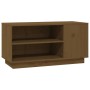 TV cabinet solid pine wood honey brown 80x35x40.5 cm by vidaXL, TV Furniture - Ref: Foro24-814407, Price: 52,57 €, Discount: %