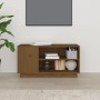 TV cabinet solid pine wood honey brown 80x35x40.5 cm by vidaXL, TV Furniture - Ref: Foro24-814407, Price: 52,57 €, Discount: %