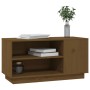 TV cabinet solid pine wood honey brown 80x35x40.5 cm by vidaXL, TV Furniture - Ref: Foro24-814407, Price: 52,57 €, Discount: %