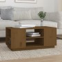 Solid honey brown pine wood coffee table 90x49x40.5 cm by vidaXL, Coffee table - Ref: Foro24-814402, Price: 75,20 €, Discount: %