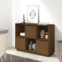 Honey brown solid pine wood sideboard 110.35x35x80 cm by vidaXL, Sideboards - Ref: Foro24-814357, Price: 86,53 €, Discount: %