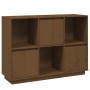 Aparador de madera maciza de pino marrón miel 110,35x35x80 cm de vidaXL, Aparadores - Ref: Foro24-814357, Precio: 86,67 €, De...