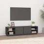 Mueble de TV madera maciza de pino gris 156x40x40 cm de vidaXL, Muebles TV - Ref: Foro24-814456, Precio: 131,59 €, Descuento: %