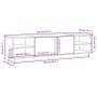 TV-Schrank aus massivem, grauem Kiefernholz, 156 x 40 x 40 cm von vidaXL, TV-Möbel - Ref: Foro24-814456, Preis: 131,99 €, Rab...