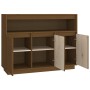 Aparador de madera maciza de pino marrón miel 104,5x34x80 cm de vidaXL, Aparadores - Ref: Foro24-814392, Precio: 112,29 €, De...