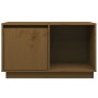 Mueble de TV madera maciza de pino marrón miel 74x35x44 cm de vidaXL, Muebles TV - Ref: Foro24-814337, Precio: 44,32 €, Descu...