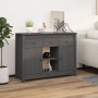 Solid gray pine wood sideboard 100x35x74.5 cm by vidaXL, Sideboards - Ref: Foro24-814551, Price: 122,75 €, Discount: %